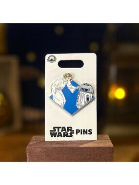 Star Wars Leia and R2D2 Disney Pin
